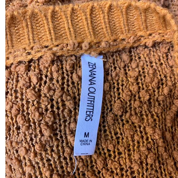 Zenana Outfitters Medium PolyBlend Stretchy Long Sleeve Tunic Sweater w Pockets - Picture 4 of 4